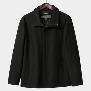 Perry Ellis Portfolio Wool Blend Black Jacket – Size Large